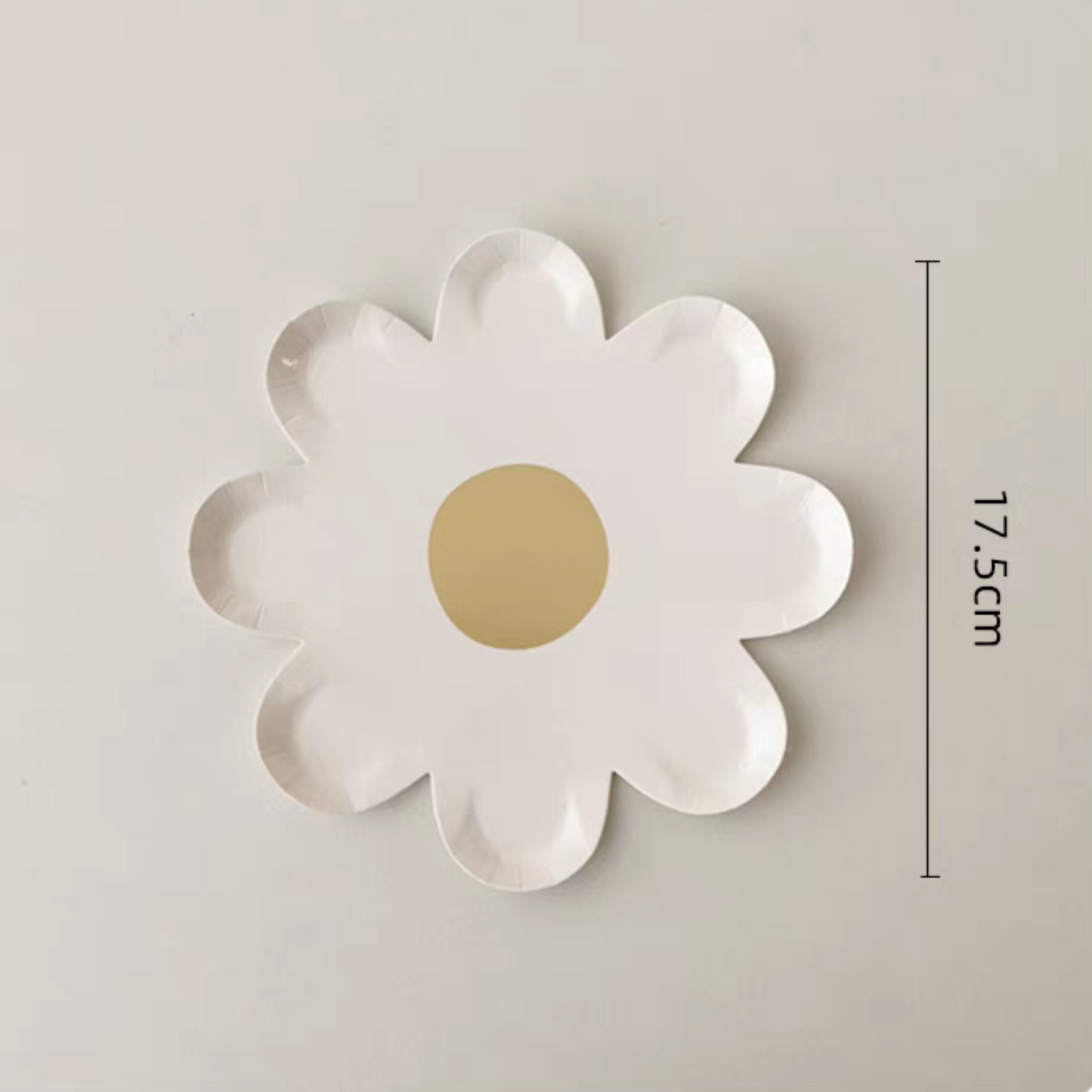 7inch Daisy plates and leaf napkin 8-pack