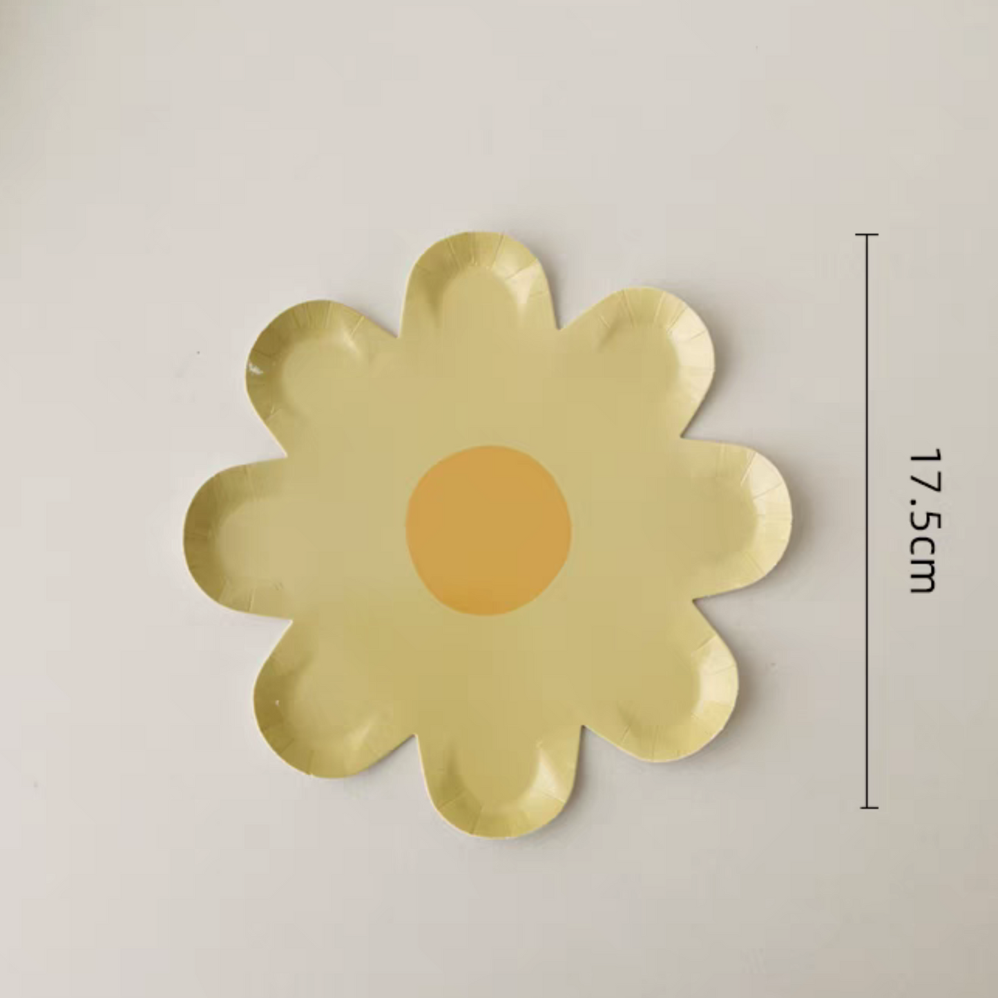 7inch Daisy plates and leaf napkin 8-pack