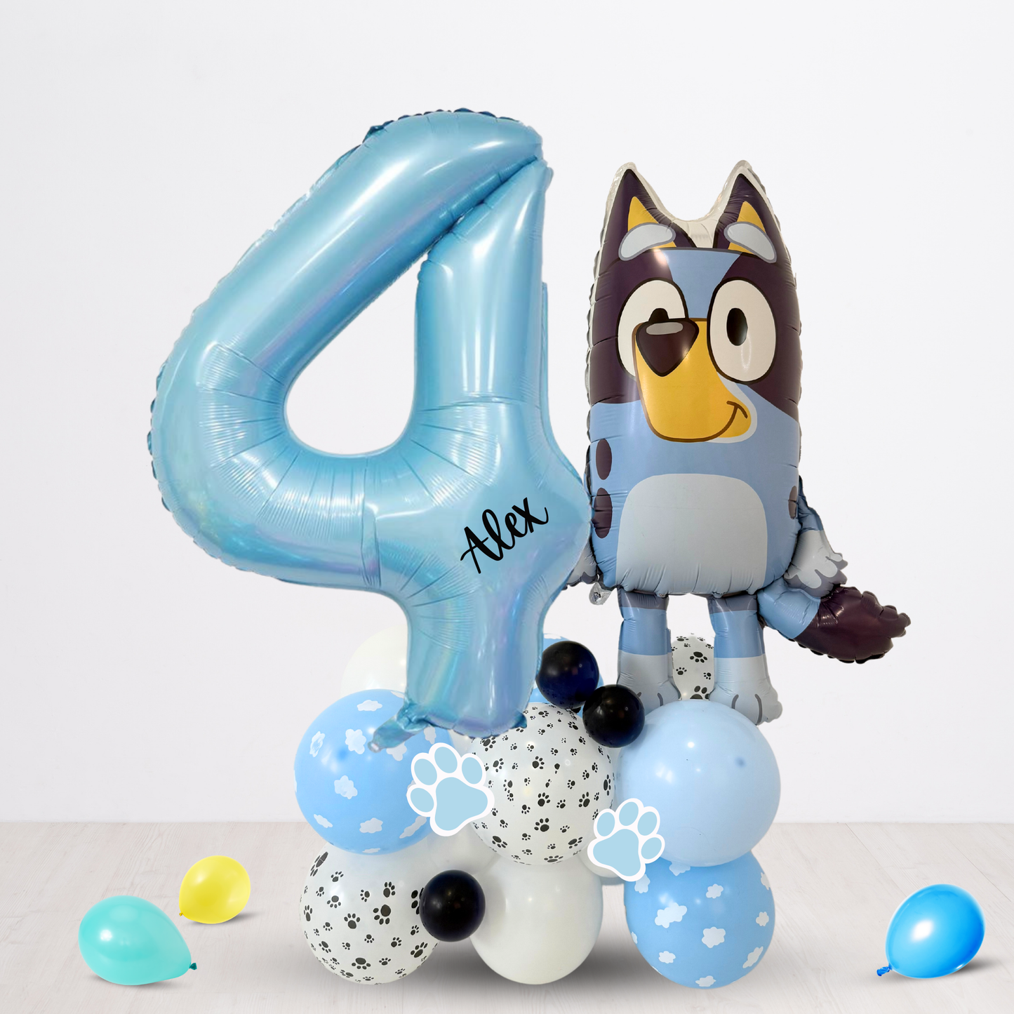 Bluey birthday balloon bouquet sculpture kids boys girls birthdays