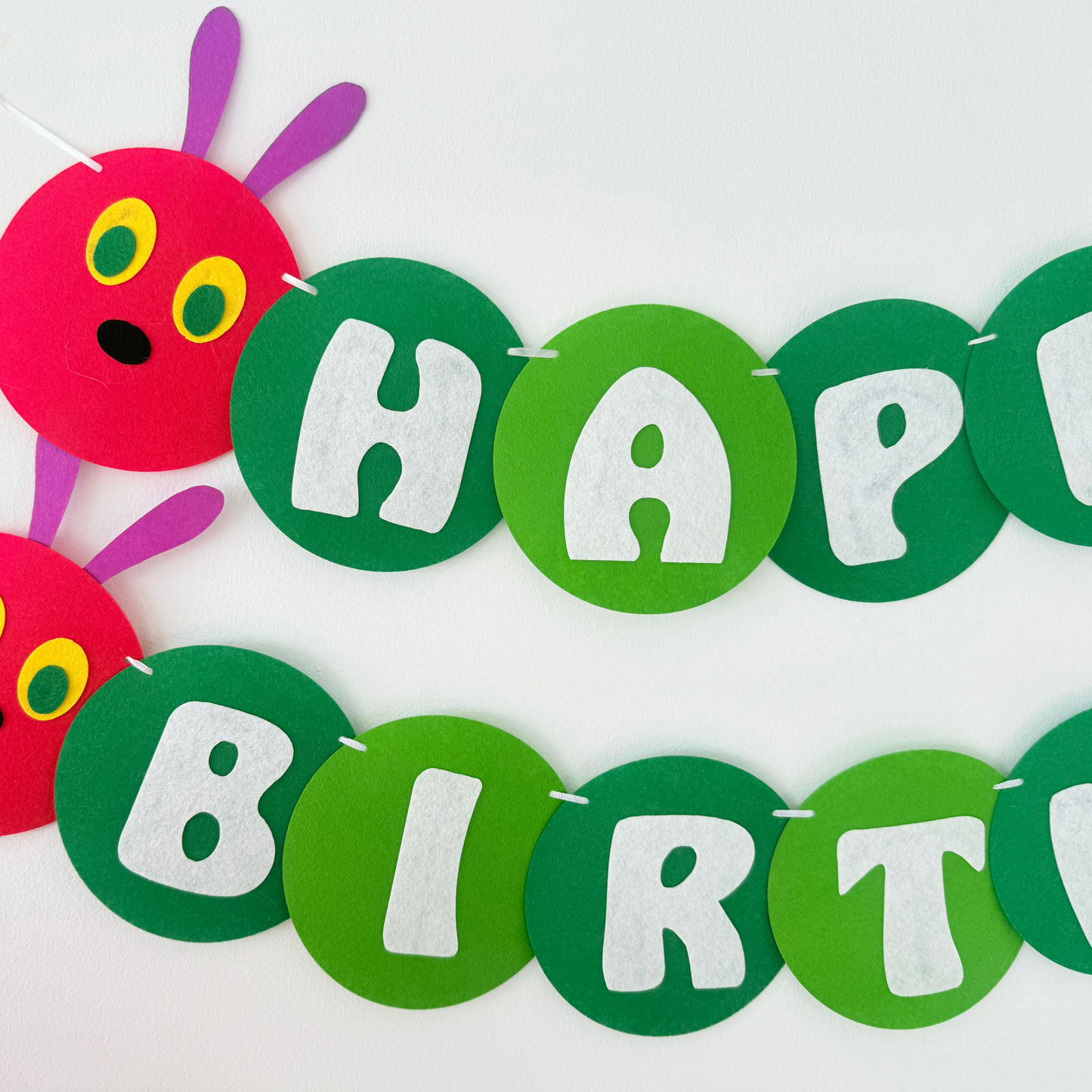 Personalised The Very Hungry Caterpillar balloon bouquet stand 1st 2nd birthday display