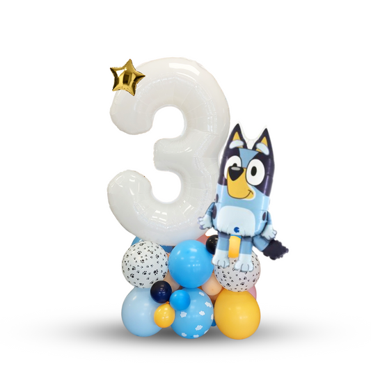 Bluey birthday balloon bouquet sculpture kids boys girls birthdays