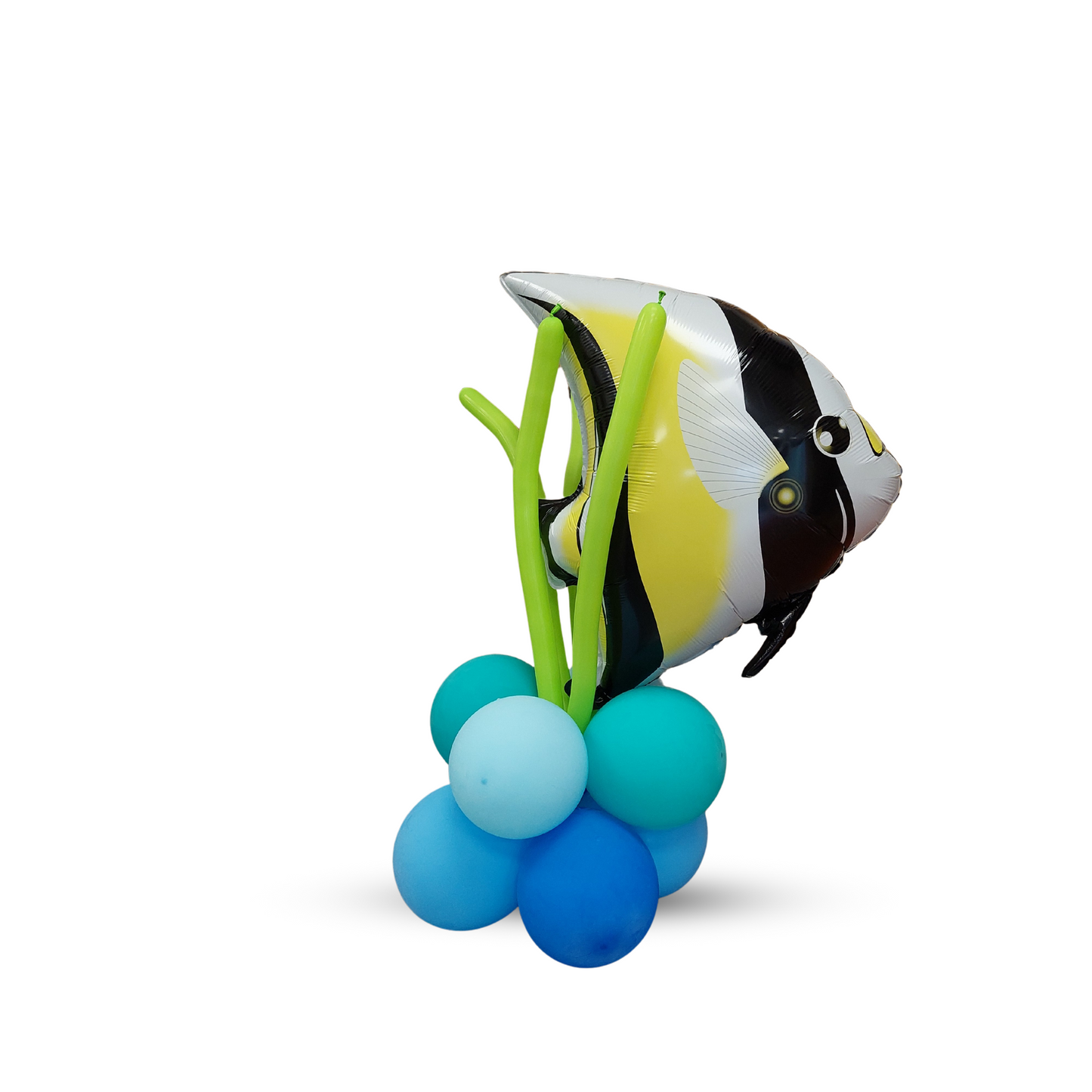 Under the sea fish birthday balloon bouquet