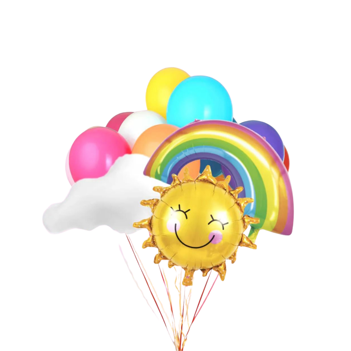 Sun Cloud Rainbow Balloon Bundle