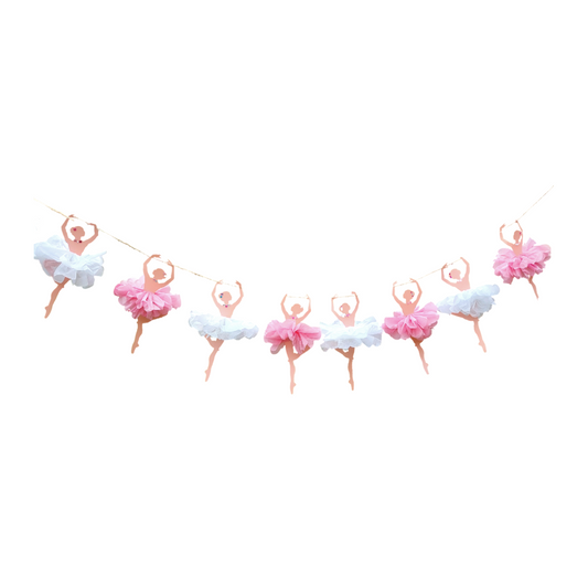 Little Ballerina Dancer Bunting Garland