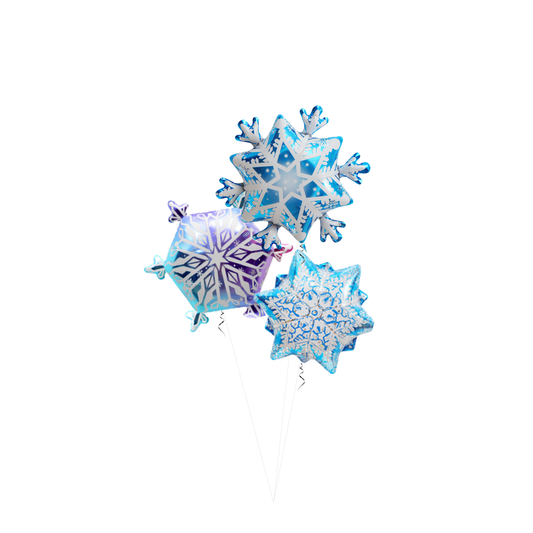 Frozen Theme Snow flakes Balloon Bundle