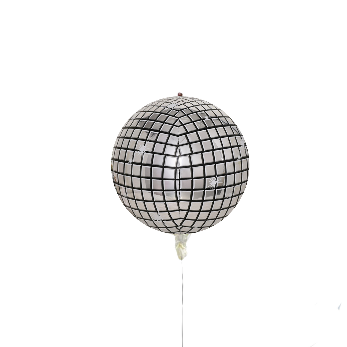 22inch Disco Light Ball Helium Foil Balloon Multi or Silver