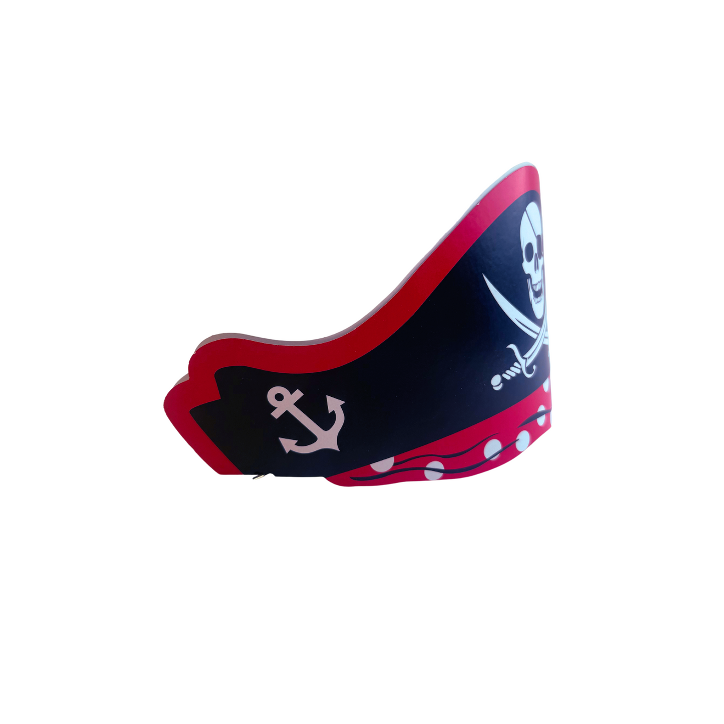 8-pack Pirate themed party adjustable hats