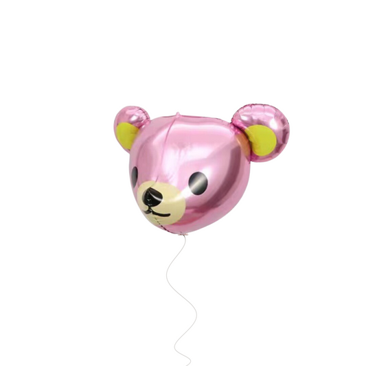 3D Pink Teddy Bear Foil Balloon