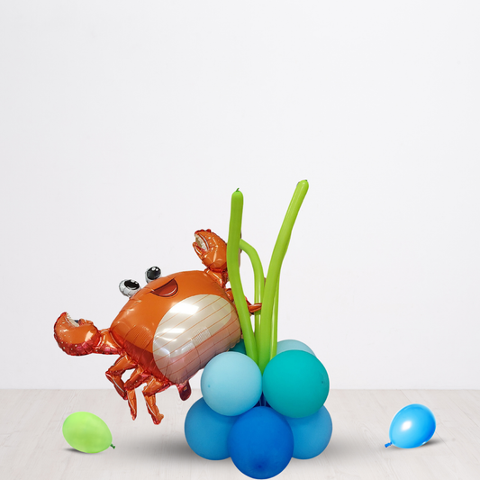 Under the sea fish birthday balloon bouquet