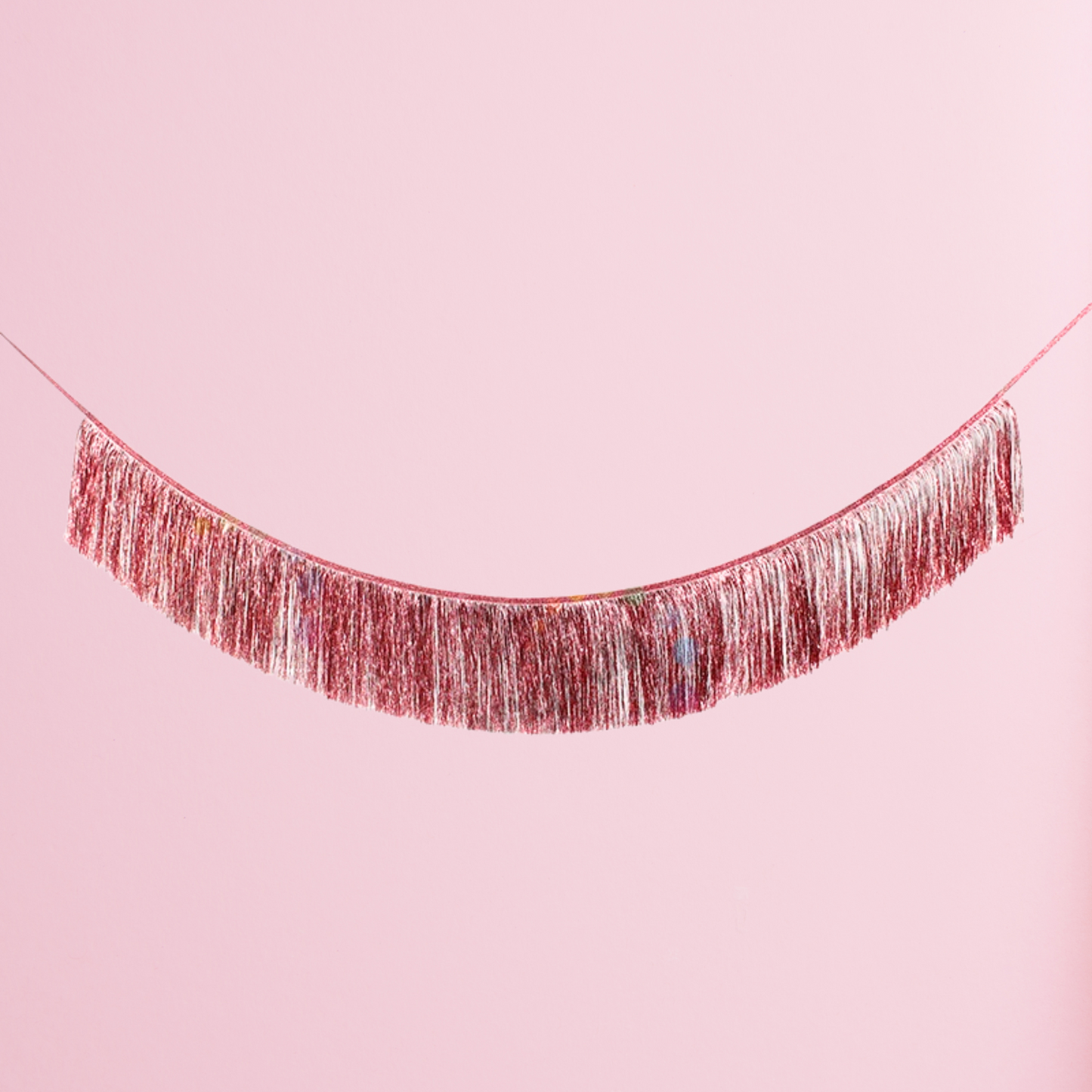 Foil tinsel tassel fringe garland