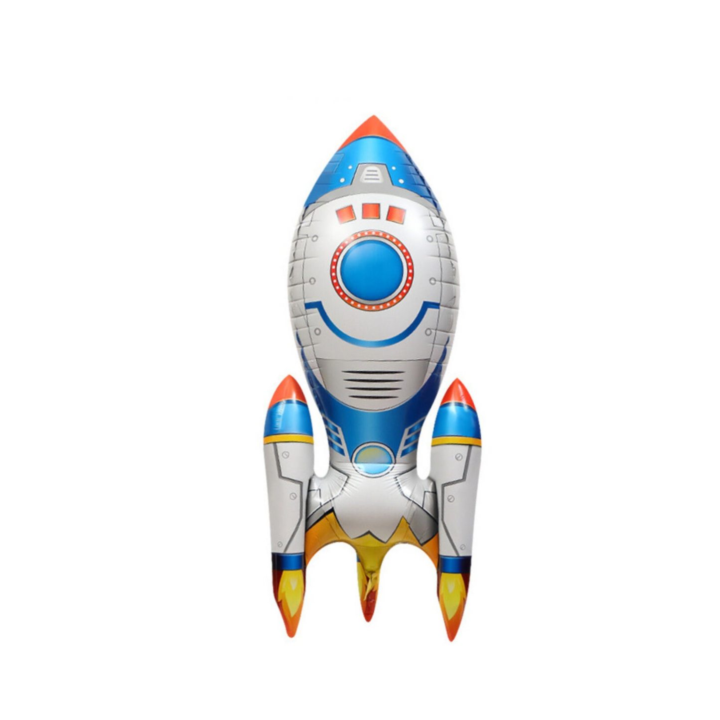 Space white rocket balloon boys outer space birthday party decoration