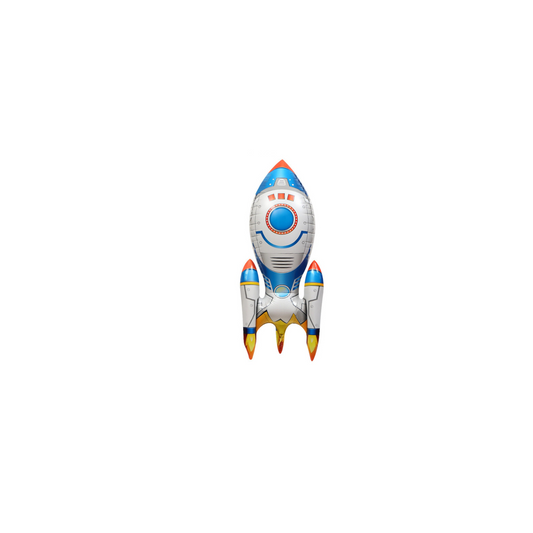 Space mini white rocket balloon boys outer space birthday party decoration