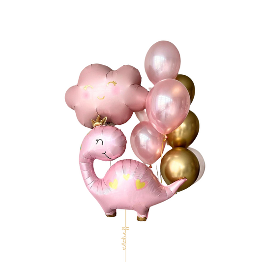 Pink Dinosaur and Could Balloon Bundle