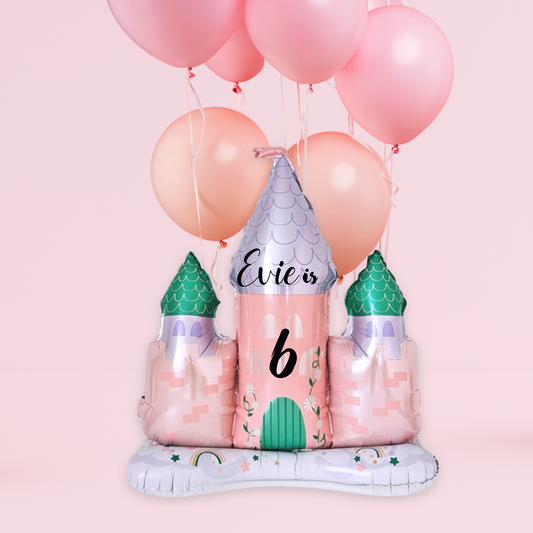 Personalised Princess Castle Balloon Bundle