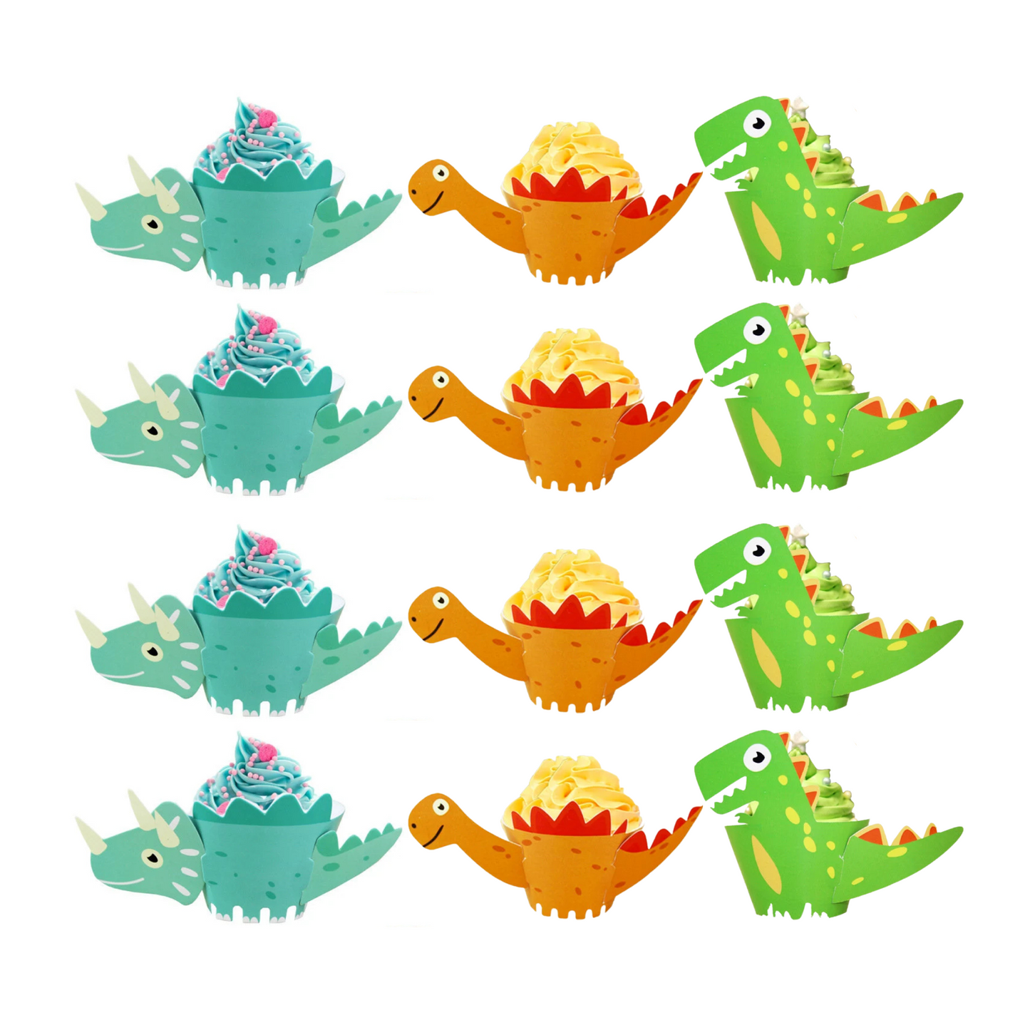 Dinosaur Birthday Party Cup cake holder 12-pack