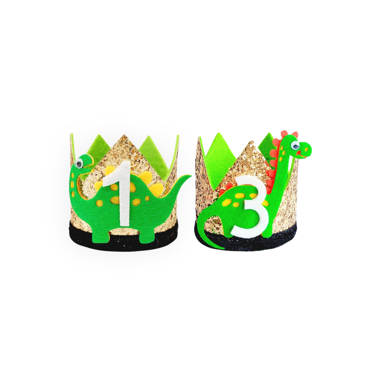 Dinosaur Birthday Party Cake Smashing Felt Hat