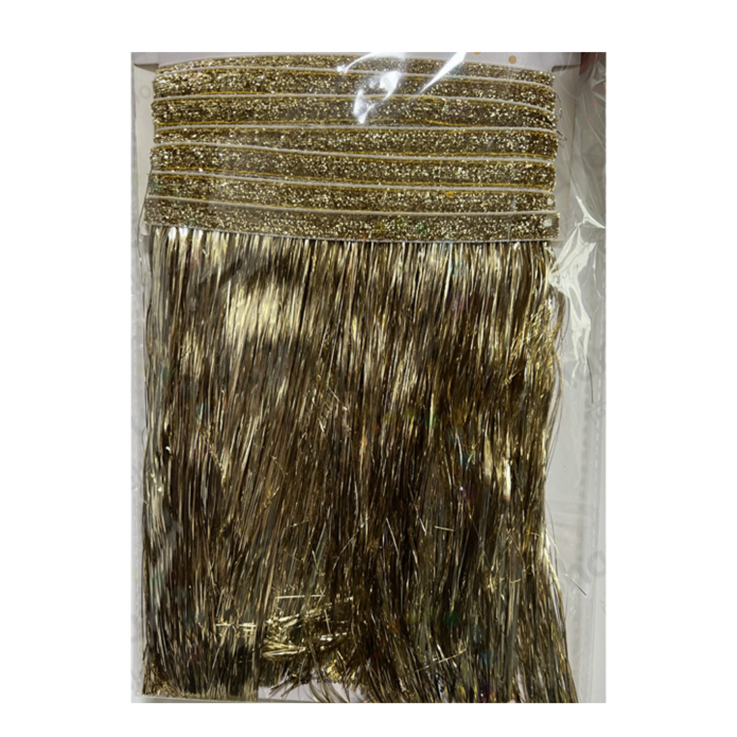 Foil tinsel tassel fringe garland