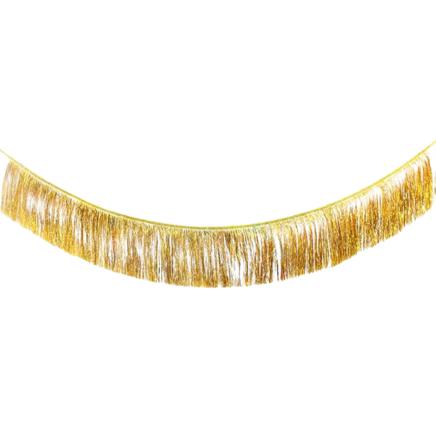 Foil tinsel tassel fringe garland