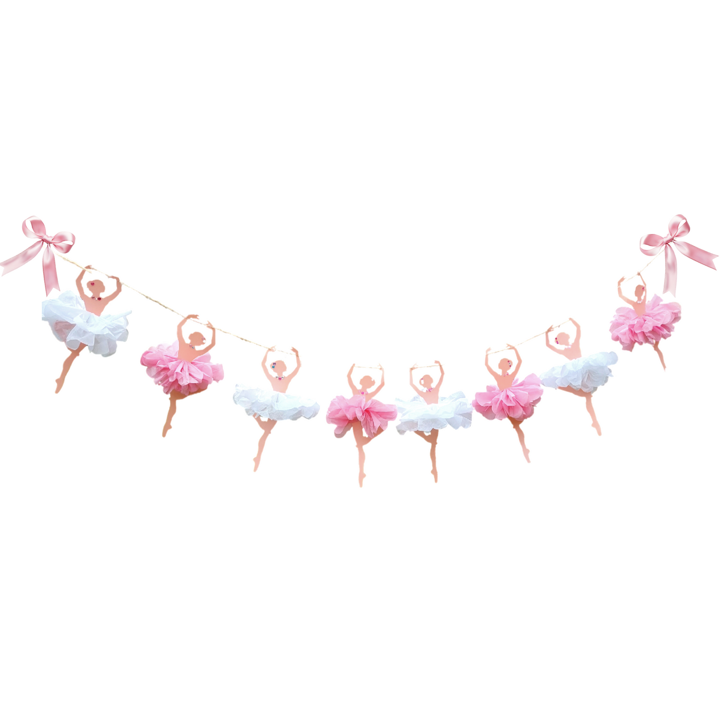 Little Ballerina Dancer Bunting Garland