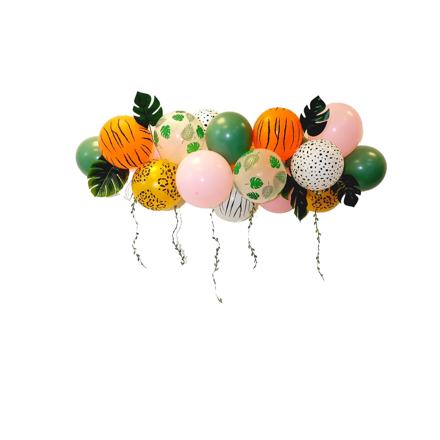 Safari Jungle Zoo Animal Balloon garland birthday decoration