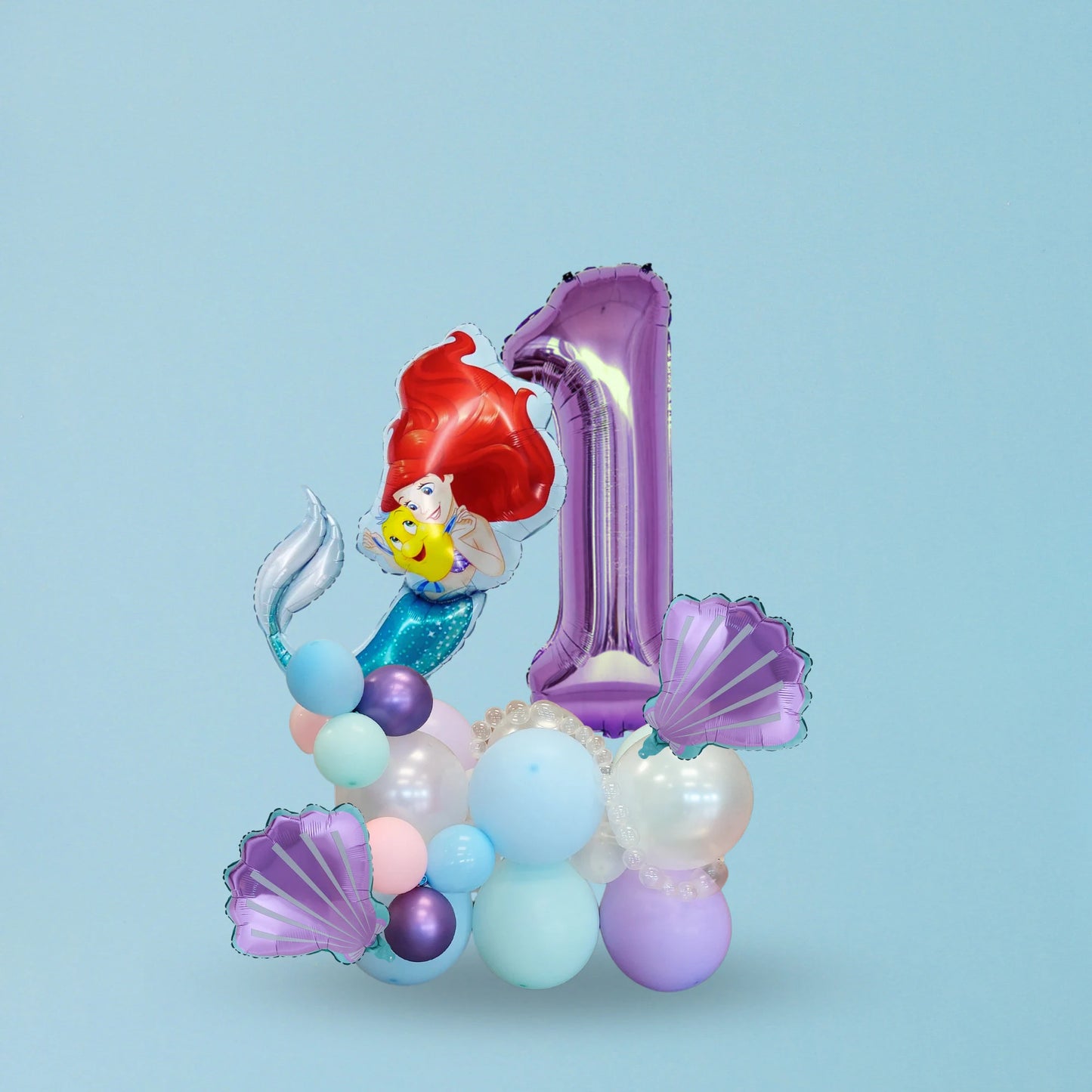 Little mermaid balloon sculpture bouquet