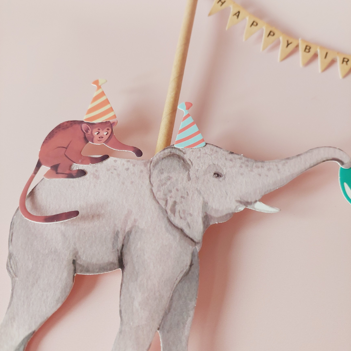 Halodete Glitter Circus Happy Birthday Cake Topper - India | Ubuy