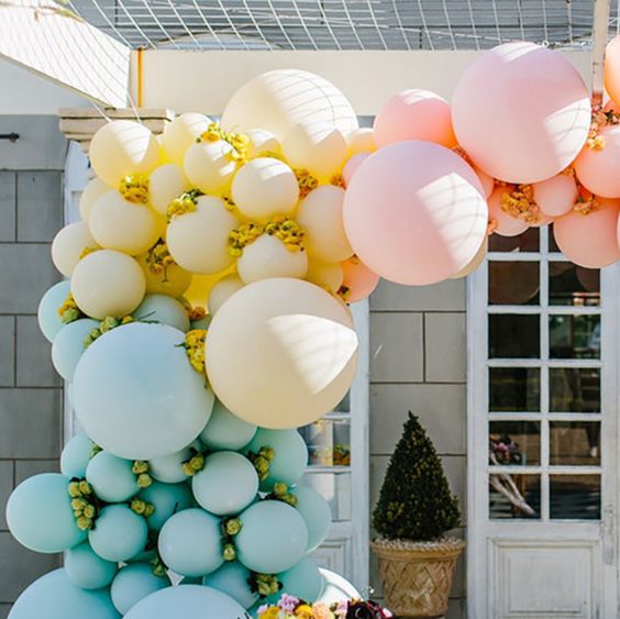 5, 12, 18, 36 inch Full Sizes Pastel Balloon