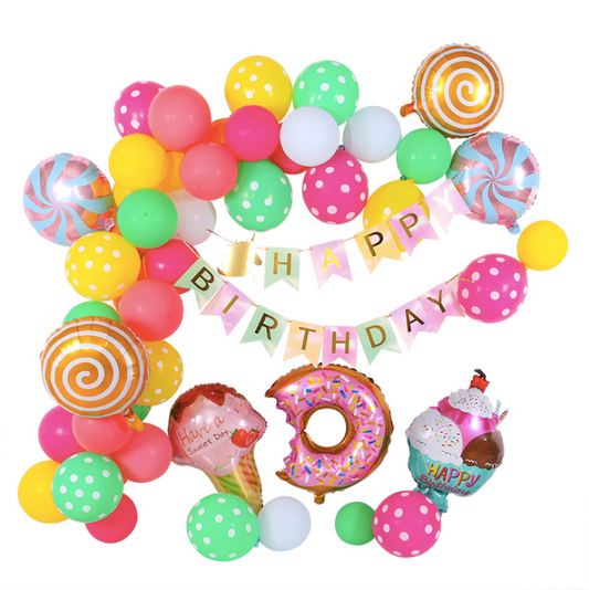 Birthday ice cream balloon kit