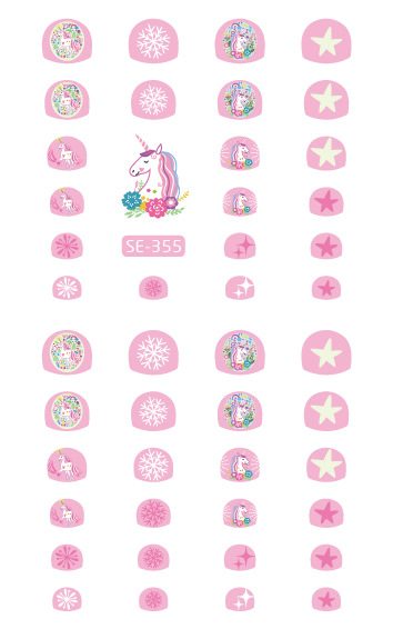 Unicorn Nail Sticker Party Bag Fillers