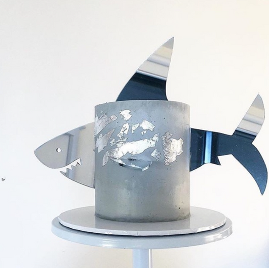 Shark cake topper