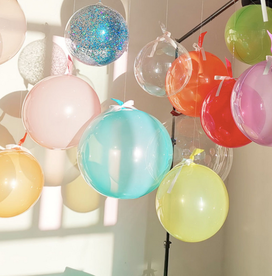 Clear transparent bubble balloons 4 sizes