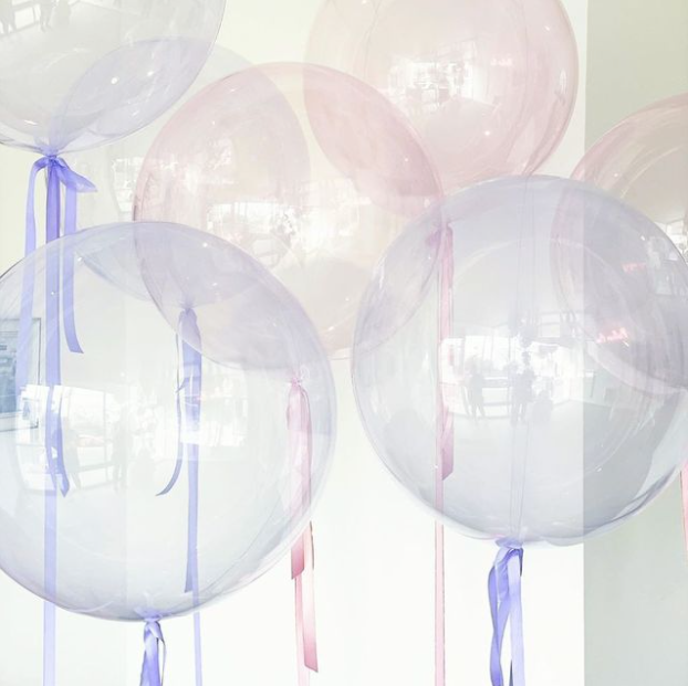 Clear transparent bubble balloons 4 sizes